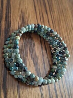 Hubei Turquoise Memory Wire Bracelet
